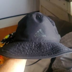 Adidas bucket hat,black vented size medium